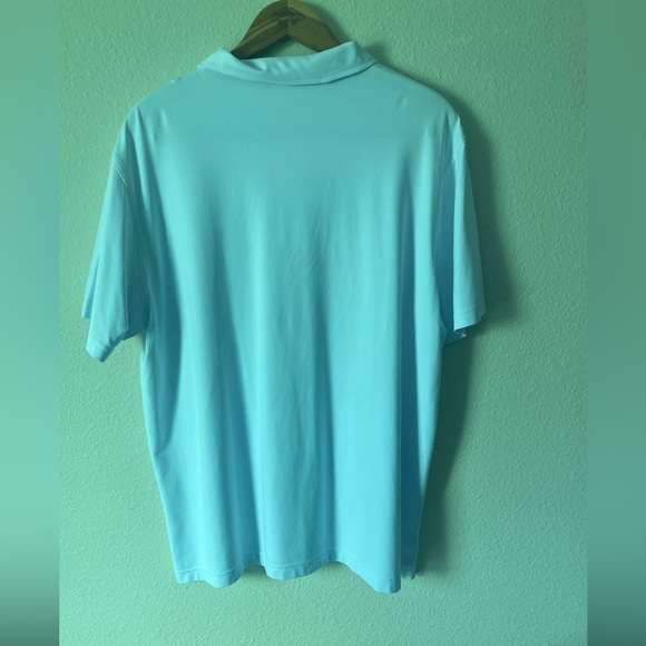 J.McLaughlin Men’s Short Sleeve Peak Performance White Polo Shirt Size Large - Picture 14 of 14